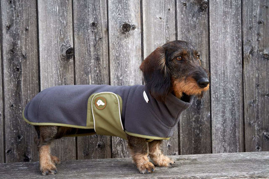 Fleece Dackelpullover Henry in Anthrazit
