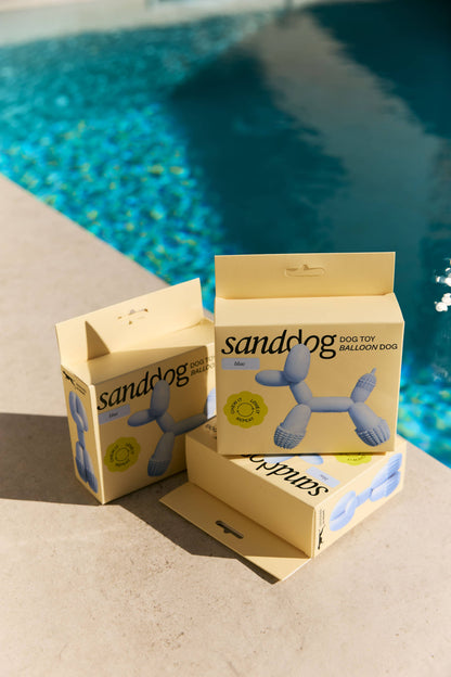 HUNDE-SPIELZEUG | KUNST-BALLON | BLAU | SANDDOG