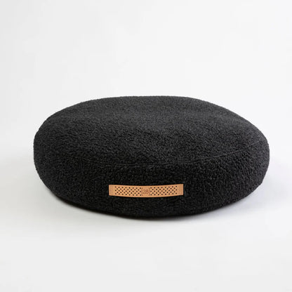 Fulvio Hundebett aus Bouclé / Wolle - Anthrazit