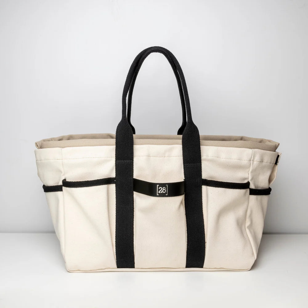 Diane Hundetragetasche mit Baumwolleinsatz + Netz - Beige