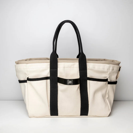 Diane Hundetragetasche mit Baumwolleinsatz + Netz - Beige