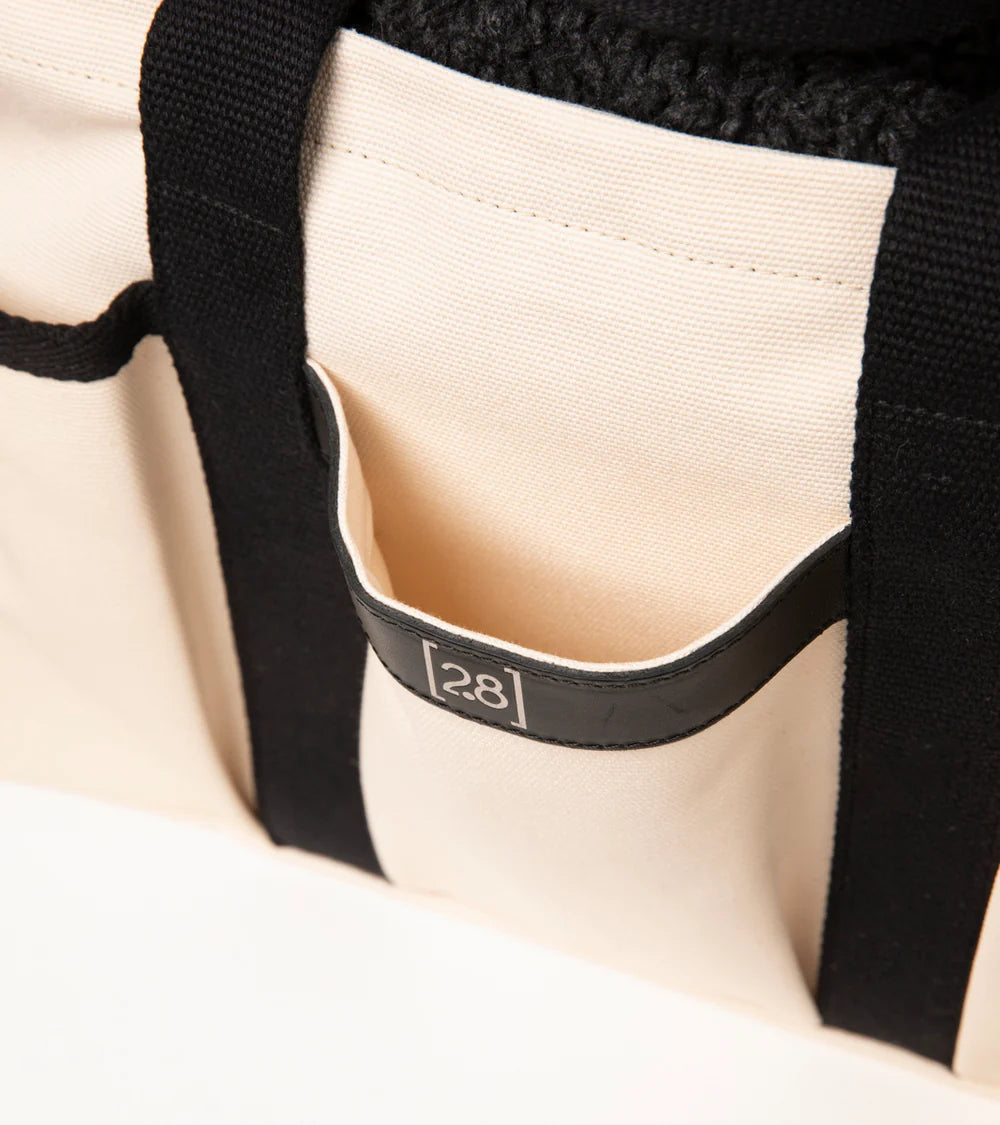 Diane Hundetragetasche mit Baumwolleinsatz + Netz - Beige