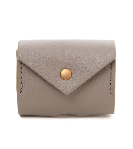 Martin Kotbeutelhalter aus Nappaleder - Taupe