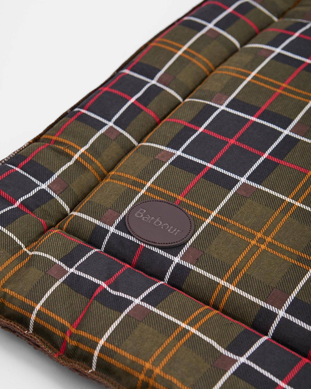 Cage Gepolsterte Hundematte mit Tartan & Fleece