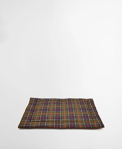 Cage Gepolsterte Hundematte mit Tartan & Fleece