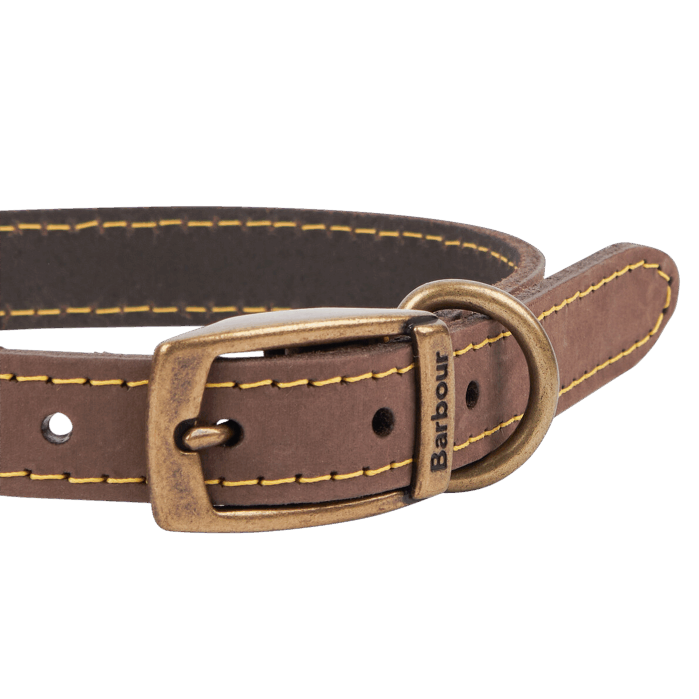 Hundehalsband aus Leder - Farbe Braun