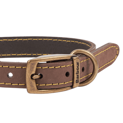 Hundehalsband aus Leder - Farbe Braun