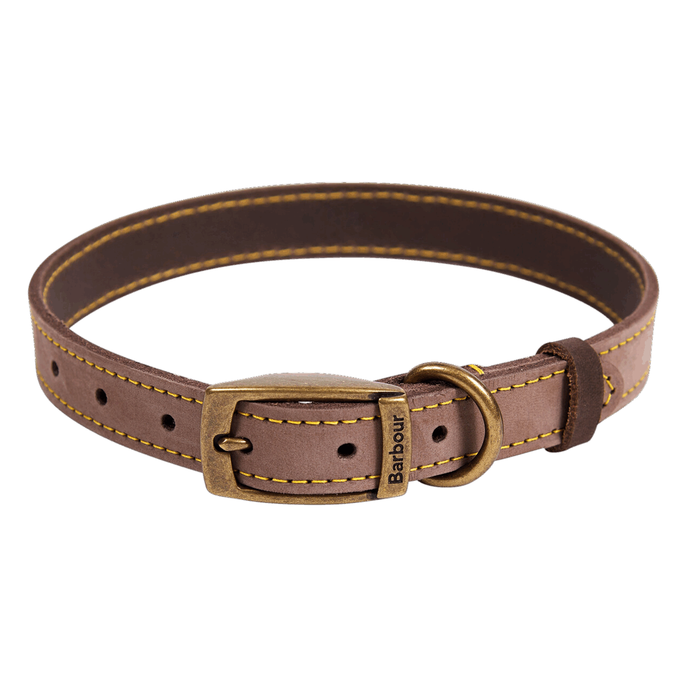 Hundehalsband aus Leder - Farbe Braun