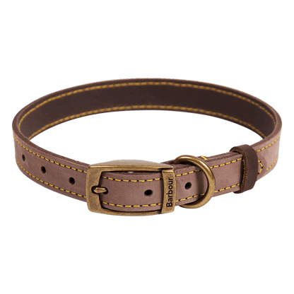 Hundehalsband aus Leder - Farbe Braun
