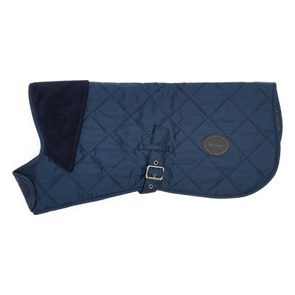 Quilted Hundemantel mit Steppmuster – Farbe Navy