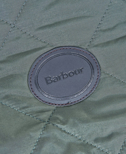 Quilted Hundemantel mit Steppmuster – Farbe Olive