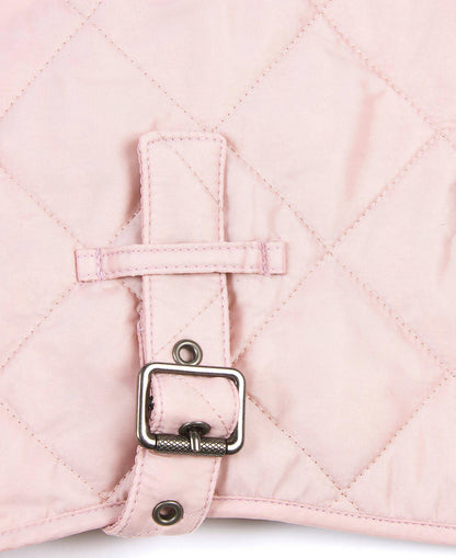 Quilted Hundemantel mit Steppmuster – Farbe Pink