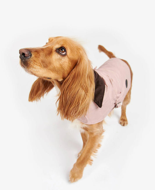 Quilted Hundemantel mit Steppmuster – Farbe Pink