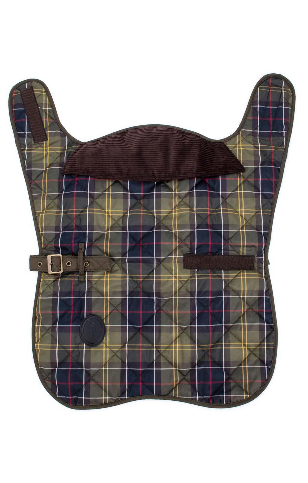 Quilted Hundemantel mit Steppmuster – Farbe Tartan