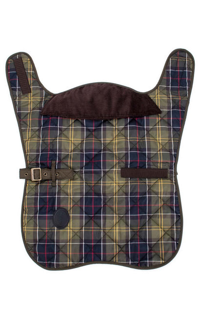 Quilted Hundemantel mit Steppmuster – Farbe Tartan