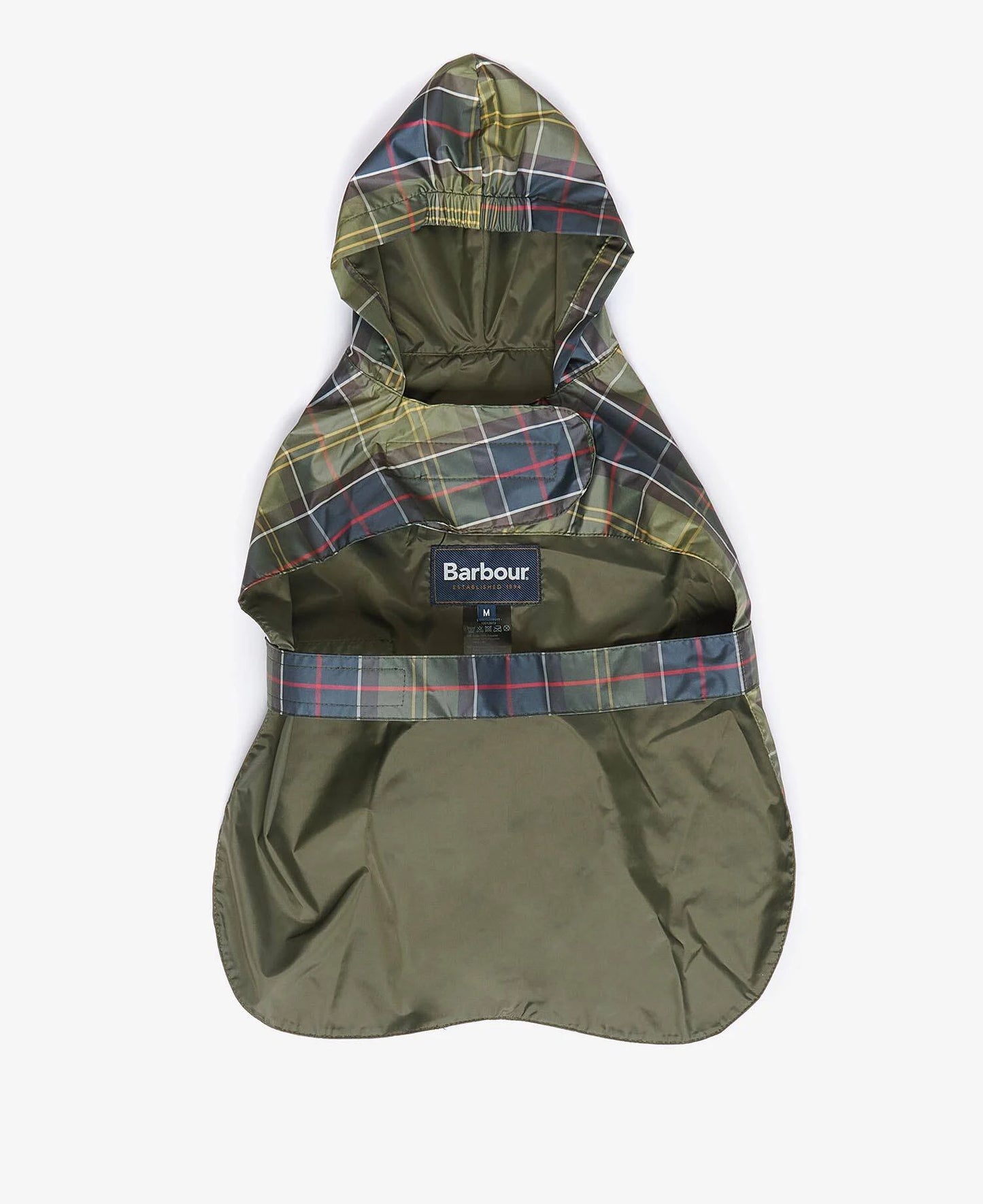Packable Hundemantel im Tartan-Look