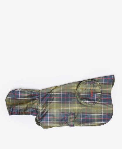 Packable Hundemantel im Tartan-Look