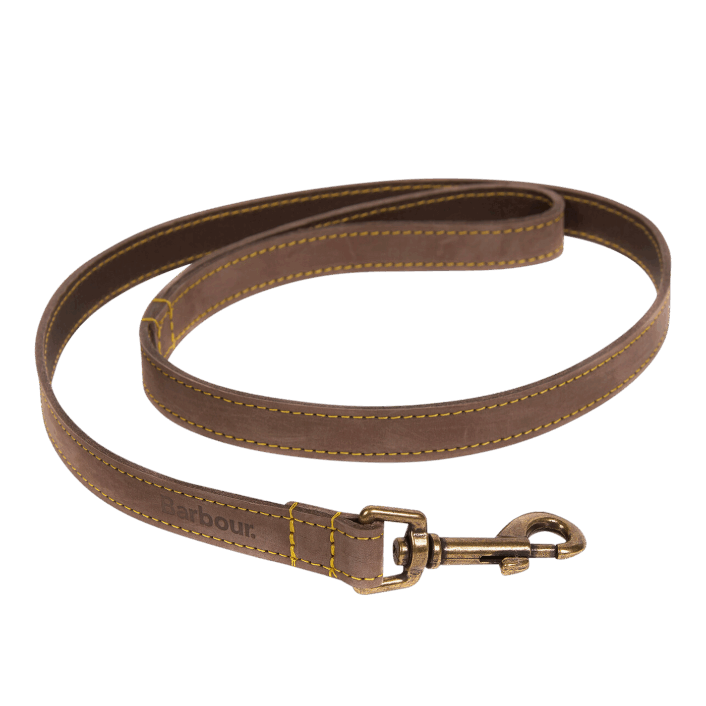Hundeleine aus Leder - Farbe Braun
