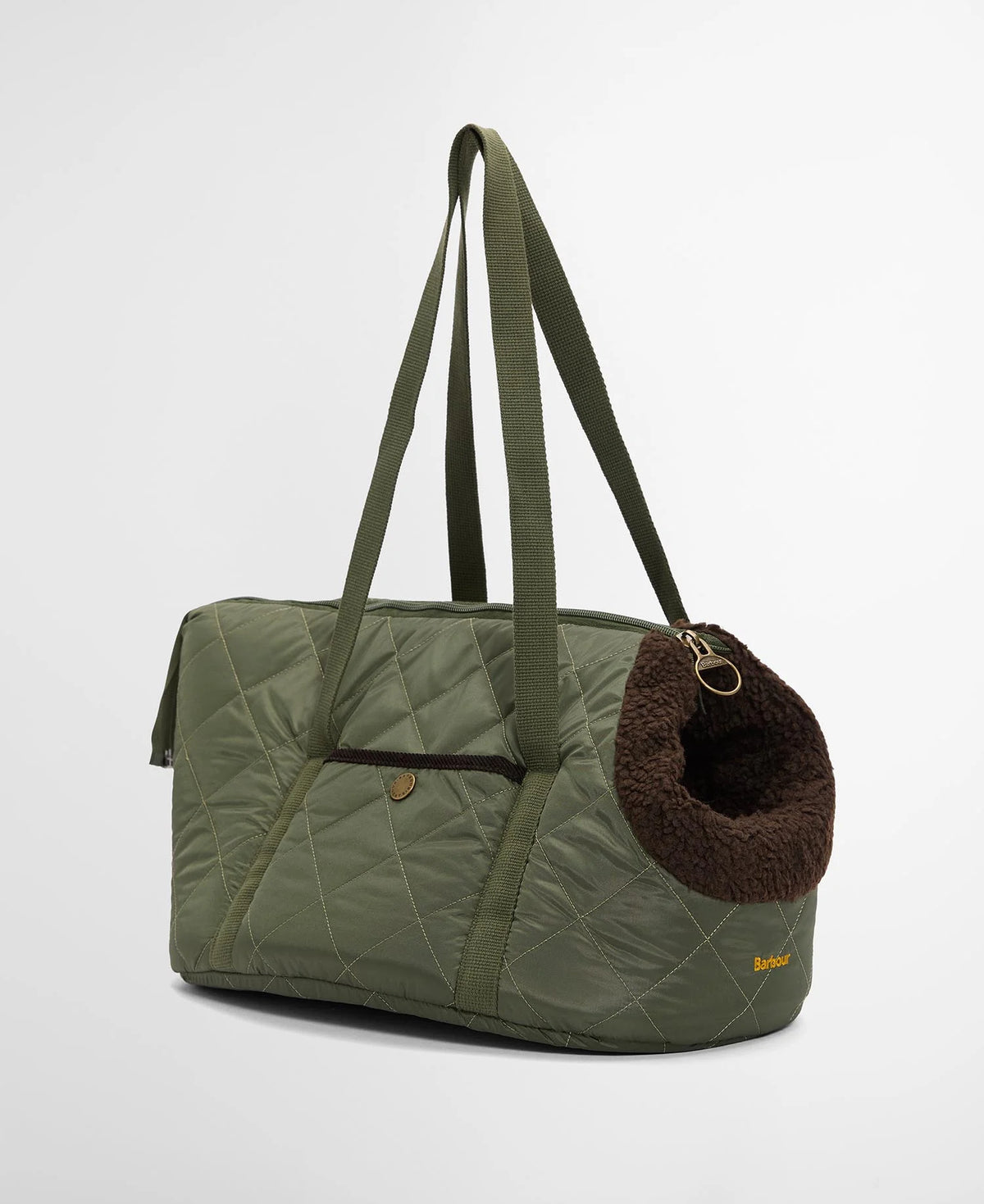 Quilted Kleine Hundetragetasche mit Fleece-Futter