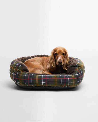 Snuggle Gemütliches Hundebett mit Tartan-Details