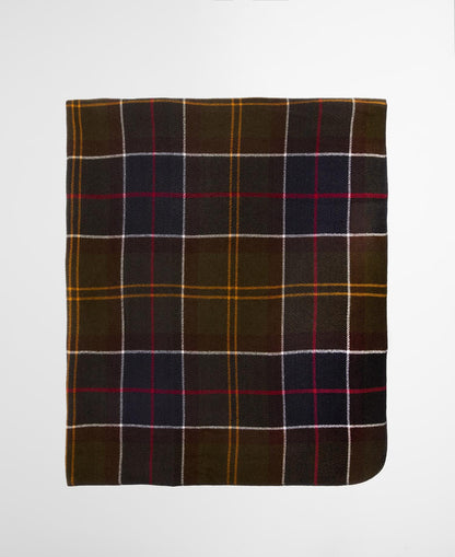 Weiche Hundedecke im Tartan Muster