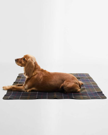 Weiche Hundedecke im Tartan Muster