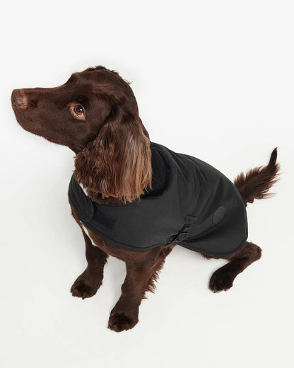 Waxed (Sylkoil) Hundemantel aus gewachster Baumwolle – Farbe Schwarz