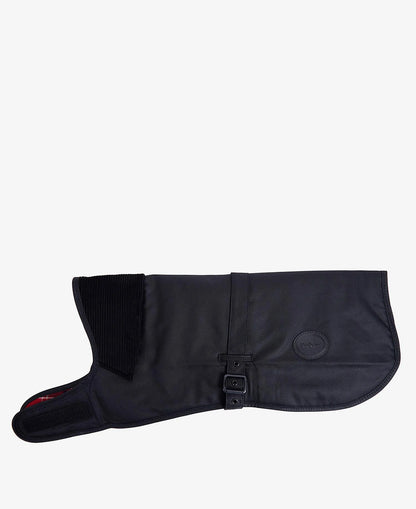 Waxed (Sylkoil) Hundemantel aus gewachster Baumwolle – Farbe Schwarz