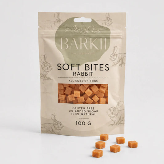 Barkii Weiche Trainingsleckerlis – Sorte Kaninchen