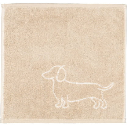 Seiftücher mit Hunde Motiven 3er Set Natur/Beige
