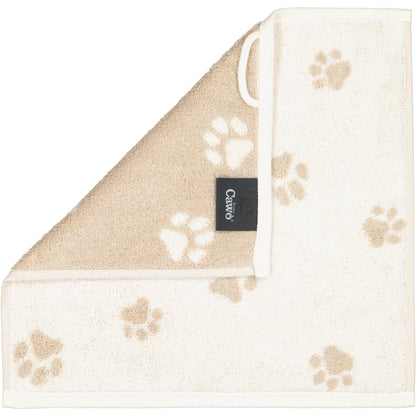 Seiftücher mit Hunde Motiven 3er Set Natur/Beige