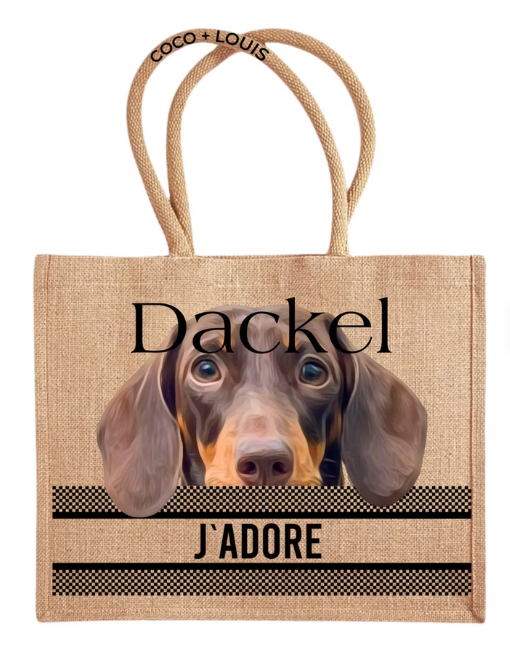 J’ADORE Shopper Dackel – Braun/Toffee