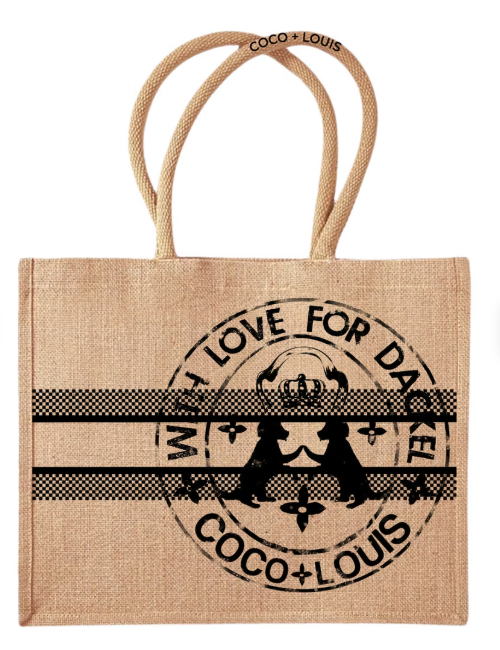 J’ADORE Shopper Dackel – Rauhaar Braun