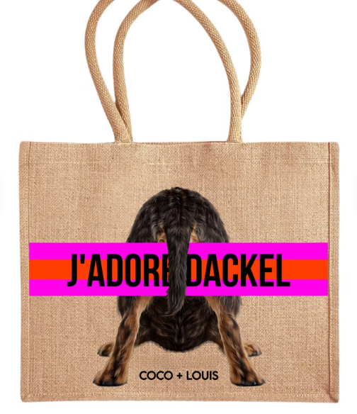YOGA Shopper Dackel – Rauhaar