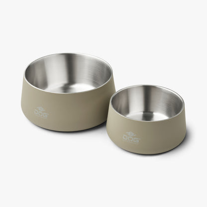 Vega Hundenapf aus Edelstahl - Caffe Latte