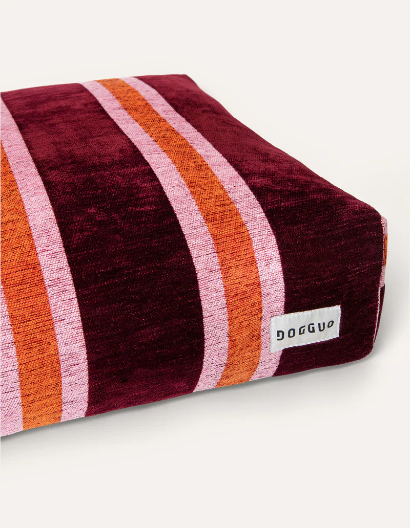 Stripe Orthopädisches Hundebett – Bunt Gestreift, Waschbar