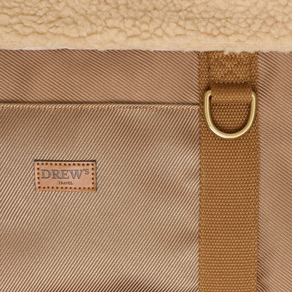 Aspen Hundetasche mit Teddy-Futter – Farbe Gold