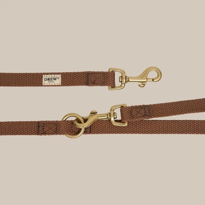 Adjustable Hundeleine – Farbe Braun