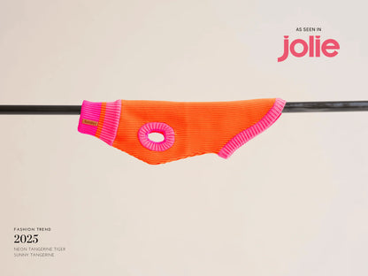Glow Jumper 2.0 Neon Hundepullover – Sunny Tangerine (Pink/Orange)