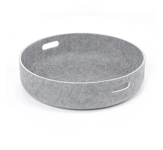 Cesto Spielzeugkorb aus recyceltem PET – Farbe Beton