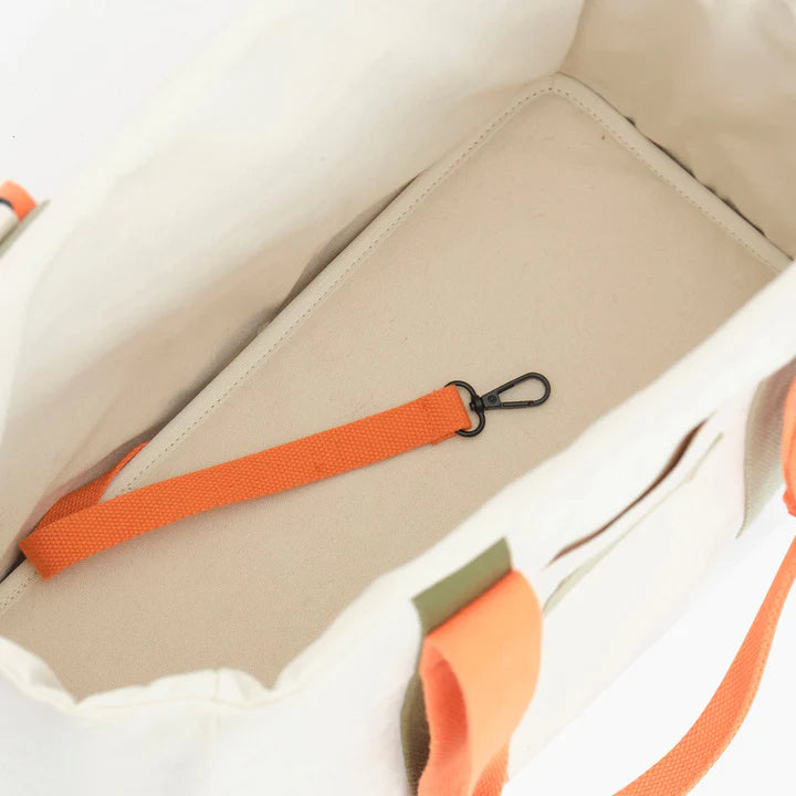 Bruno Canvas Luxuriöse Hundetasche – Cream