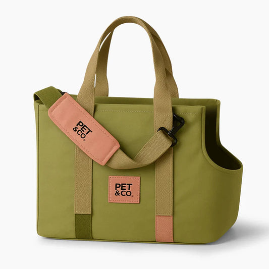 Bruno Canvas Luxuriöse Hundetasche – Olive