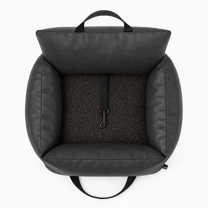 Carlo Luxuriöser Hunde Autositz – Grau