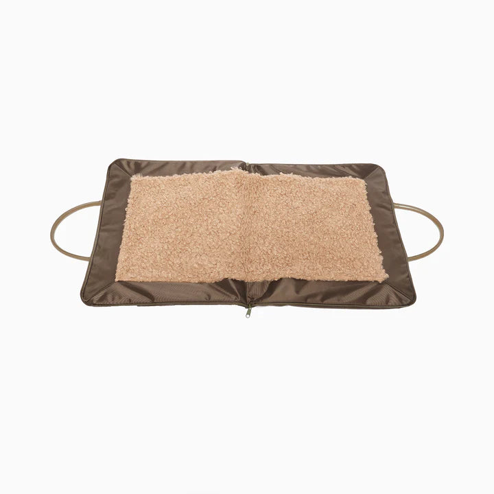 Clara Luxuriöse Hunde Travel Mat-Bag – Grau