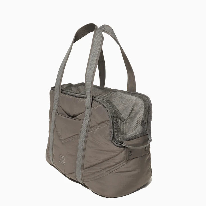 Lola Luxuriöse Hundetasche – Grau