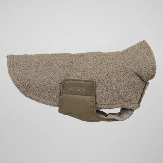 Teddy Hundemantel – Farbe Taupe