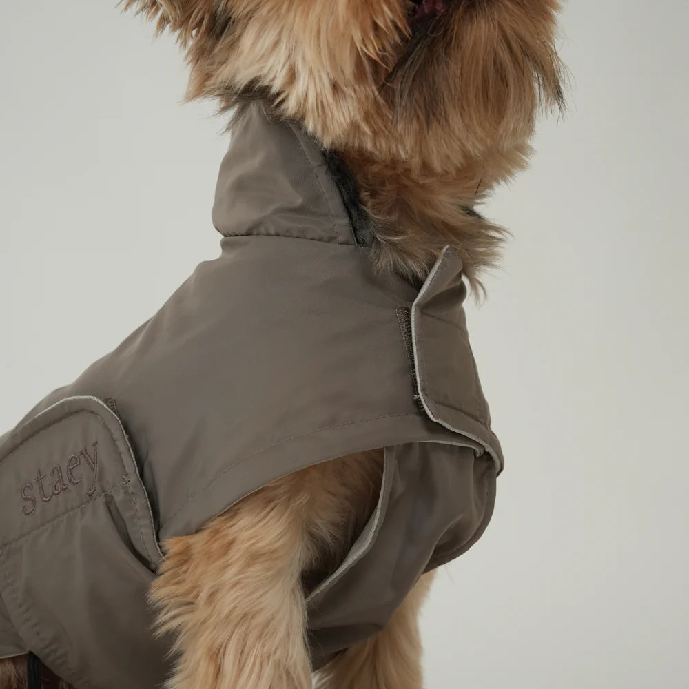 Vega Hunde-Regenmantel – Farbe Nature
