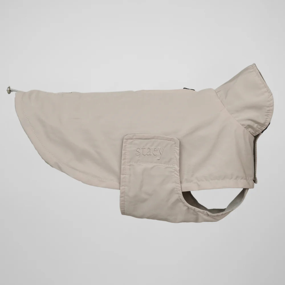 Vega Hunde-Regenmantel – Farbe Taupe