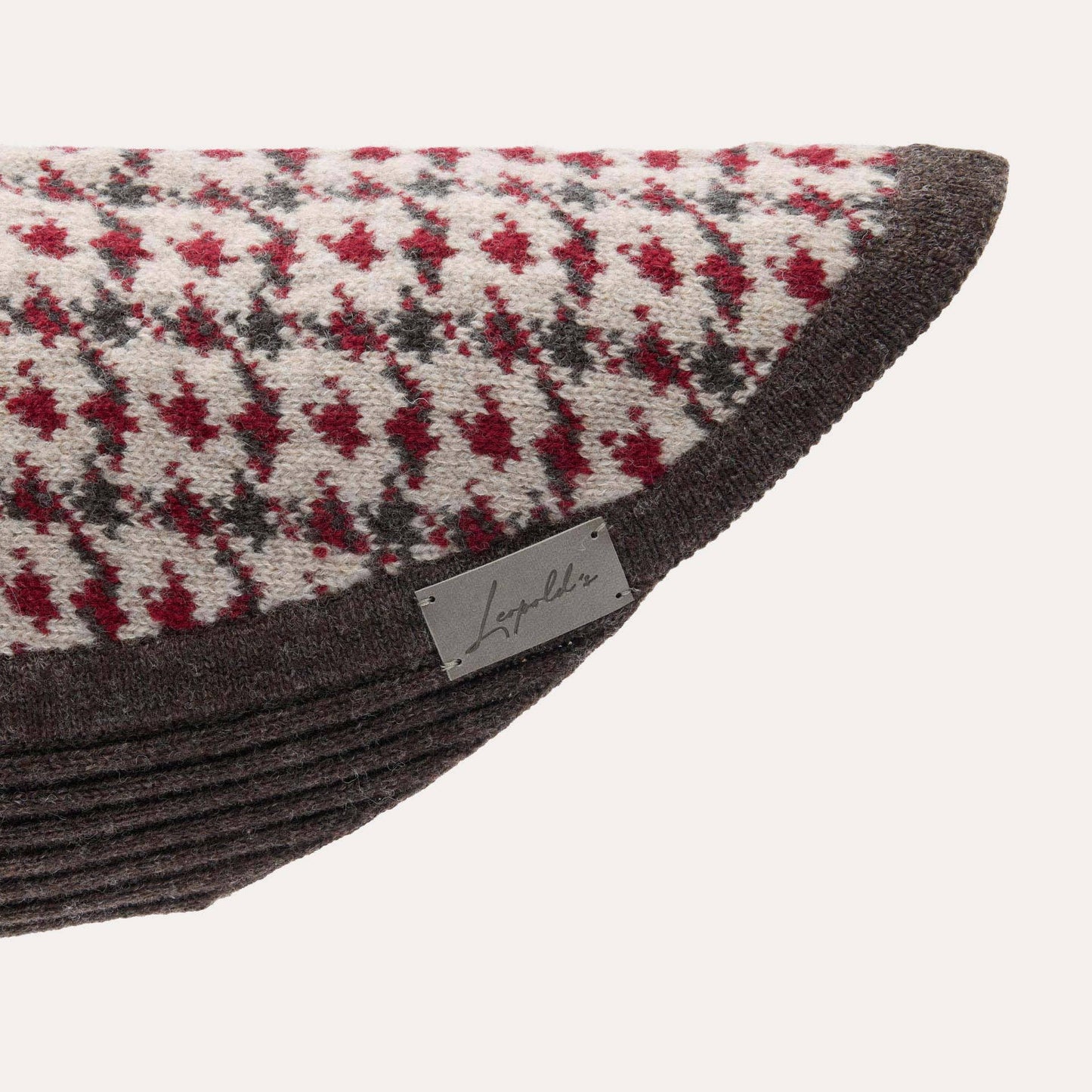 Hundestrickpullover Karo