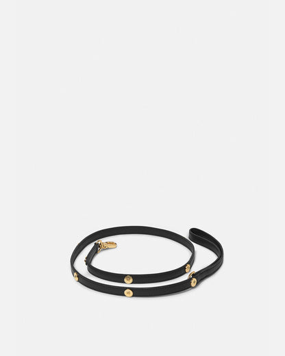 Icon Hundeleine & Hundehalsband Set aus Leder mit Medusa-Details